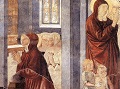 Fürbittgebet Monnicas für Augustinus. Benozzo Gozzoli (1465)