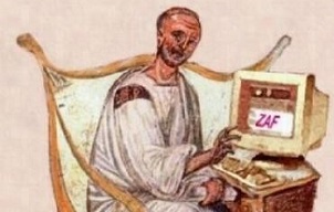 Augustinus am PC