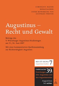 C. Mayer (Hg.): Augustinus - Recht und Gewalt