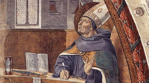 Benozzo Gozzoli - Augustine's vision of Jerome